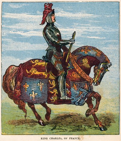 King Charles of France by English School