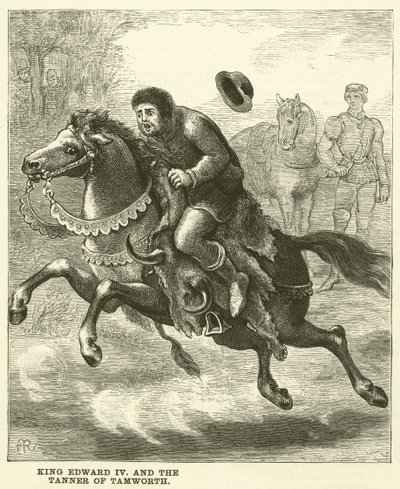 King Edward IV and the Tanner of Tamworth (engraving) by English School
