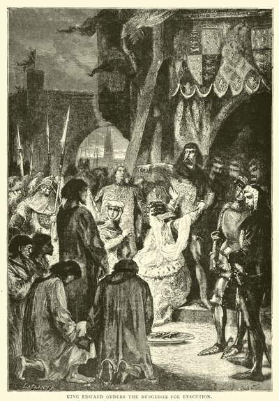 King Edward orders the Burgesses for execution by English School