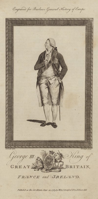 King George III of Great Britain and Ireland by English School