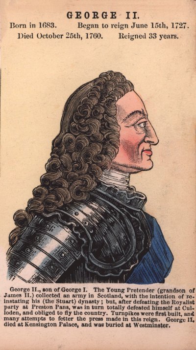King George II by English School