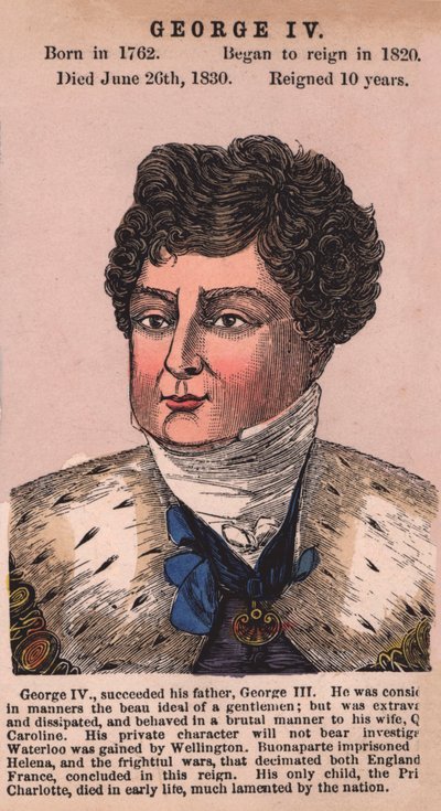 King George IV by English School