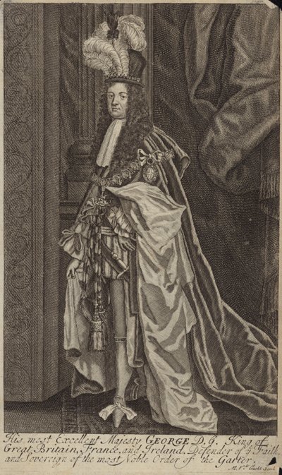 King George I of Great Britain and Ireland by English School
