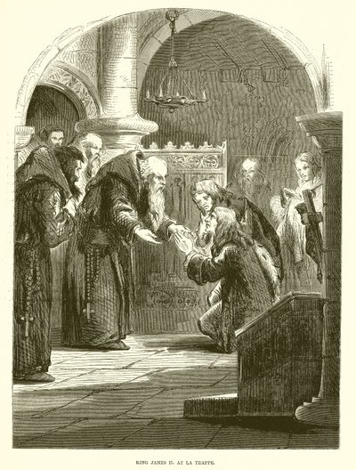 King James II at La Trappe by English School
