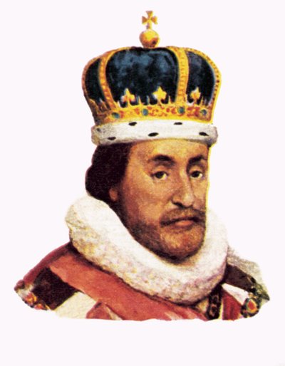 King James I by English School