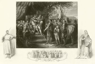 King John Signing Magna Carta by English School
