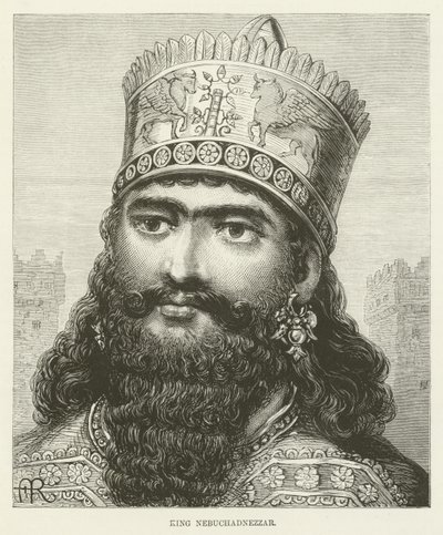King Nebuchadnezzar by English School