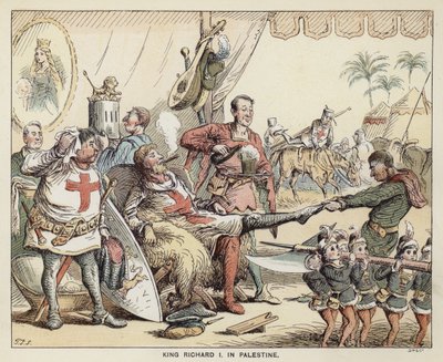 King Richard I in Palestine by English School
