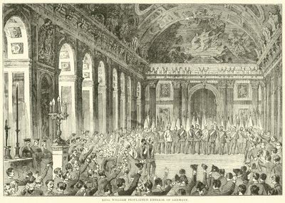King William Proclaimed Emperor of Germany by English School