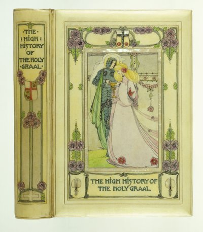 Knight and Lady with Holy Grail by English School