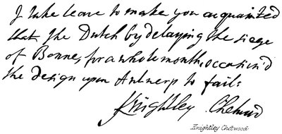 Knightley Chetwood by English School