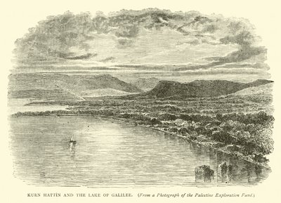 Kurn Hattin and the Lake of Galilee by English School