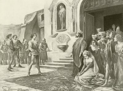 La Favorita, Act III Scene XII (engraving) by English School