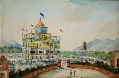 La Favorita or Palazzo Cinese, Palermo, designed by Marvuglia and Giuseppe Patricola for King Fernando IV, c.1815 by English School