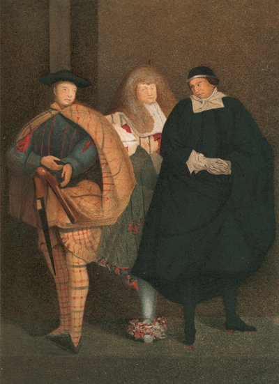 Lacy, an Actor in the Time of King Charles II, in Three of His Principal Characters by English School