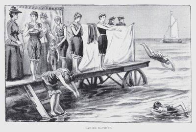 Ladies bathing by English School