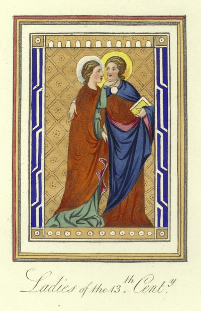 Ladies of the 13th Century by English School