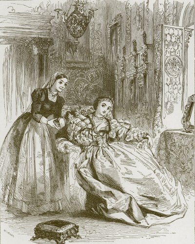 Lady Greensleeves by English School
