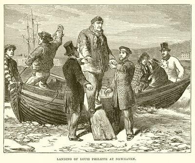 Landing of Louis Philippe at Newhaven by English School