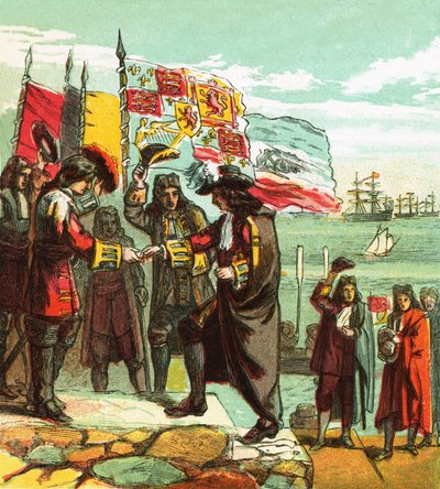 Landing of William of Orange by English School