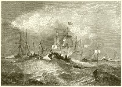 Landing of William of Orange at Torbay by English School