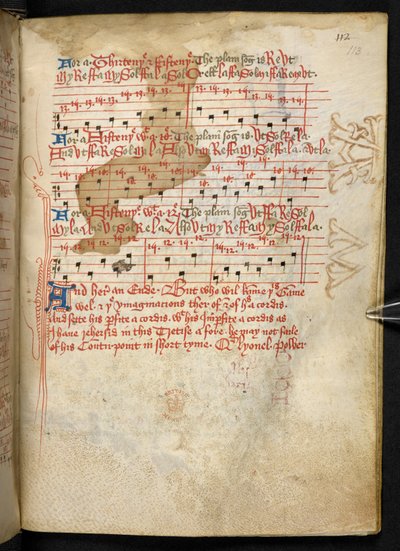 A Volume fairly written on vellum in the fifteenth century, and containing ancient and very interesting treatises on musick by different authors by English School