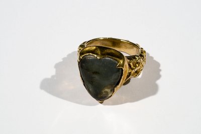 Large ring worn by William of Wykeham, c.15th century by English School