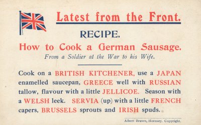 Latest from the Front by English School