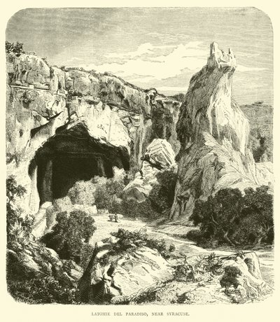 Latomie del Paradiso, Near Syracuse by English School