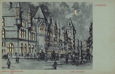 Law Courts, London by English School