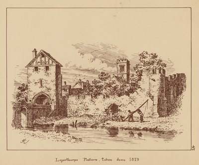 Layerthorpe Postern, Taken Down 1829 by English School