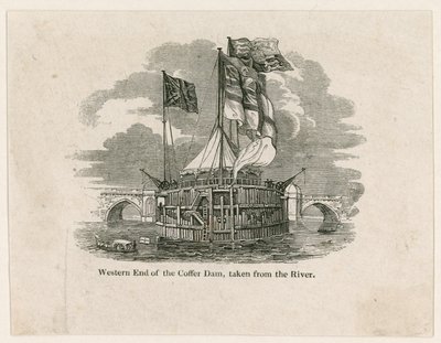 Laying the Foundation Stone of New London Bridge by English School