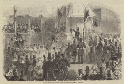 Laying the Foundation Stone of the Caledonian School by English School