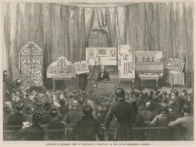 Lecture to working men on ornamental ironwork at the South Kensington Museum by English School
