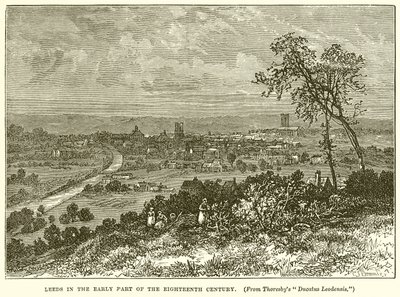 Leeds in the Early Part of the Eighteenth Century by English School