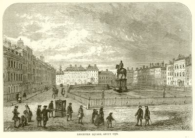 Leicester Square, About 1750 by English School