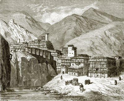 Lesghian Village of Begitta by English School