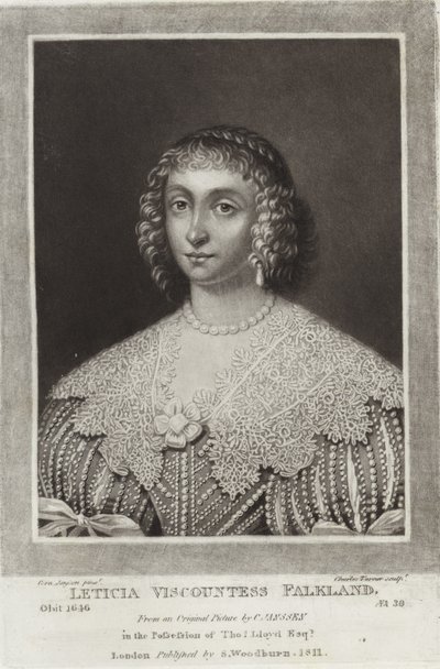 Leticia Viscountess Falkland by English School