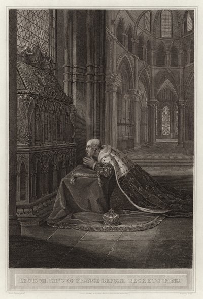 Lewis VII King of France Before Beckett