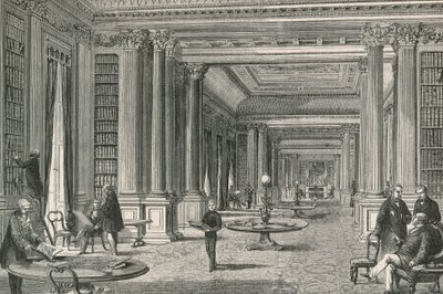 Library of the Reform Club by English School
