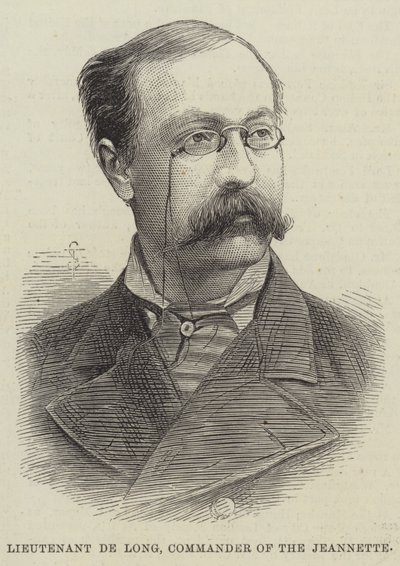 Lieutenant de Long, Commander of the Jeannette by English School