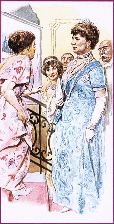 Lilian Baylis telling Queen Mary just what she thought of her late arrival by English School