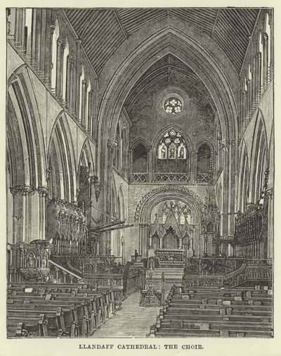 Llandaff Cathedral, the Choir by English School