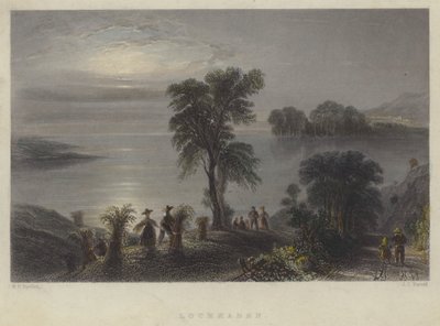 Lochmaben, Scotland (engraving) by English School