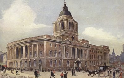 London, Central Criminal Court, Old Bailey by English School