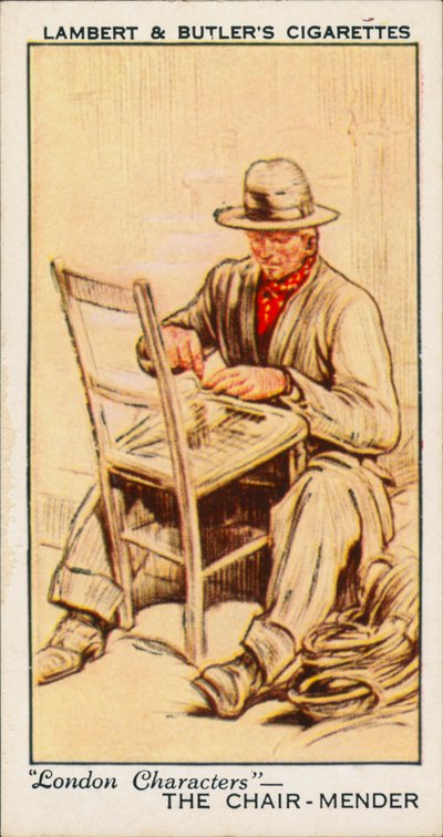 London Characters: The Chair-Mender by English School