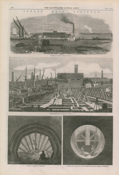 London Main Drainage by English School