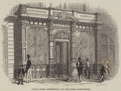 London Street Architecture, New Shop-Front, Regent-Street by English School