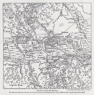 London before the Houses by English School