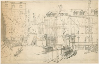 London Churchyard by English School